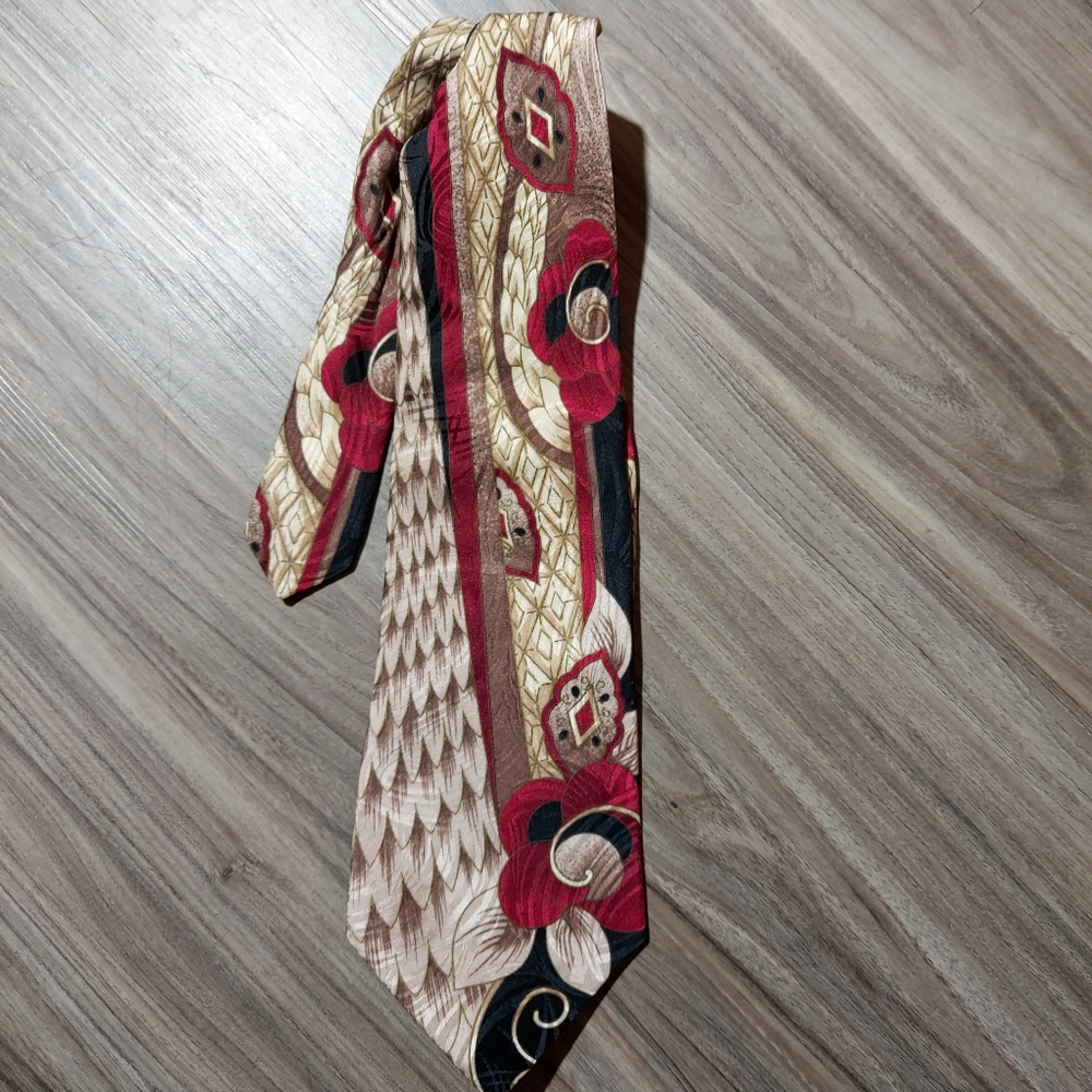 Valentino pietro silk tie